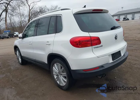 2012 Volkswagen Tiguan Se из США, поврежденный, VIN WVGAV7AX4CW538868